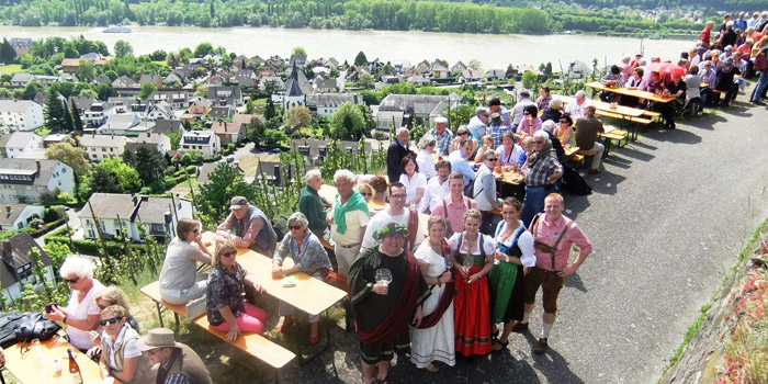 Weinfest in den Leutesdorfer Weinbergen